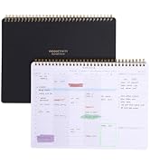 Weekly To Do List Planner with Hourly Schedule - A4 Workweek Desk Pad, 54 Sheets Weekday Planning...