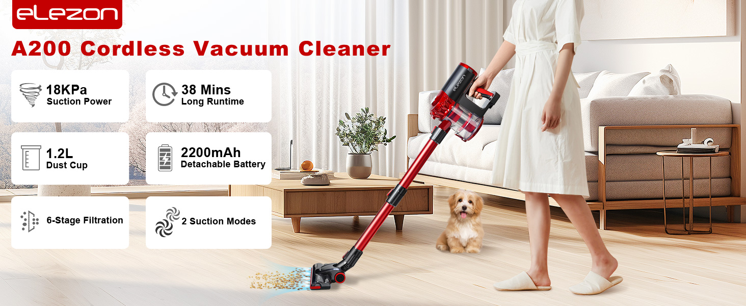 A200 cordless vacuum cleaner