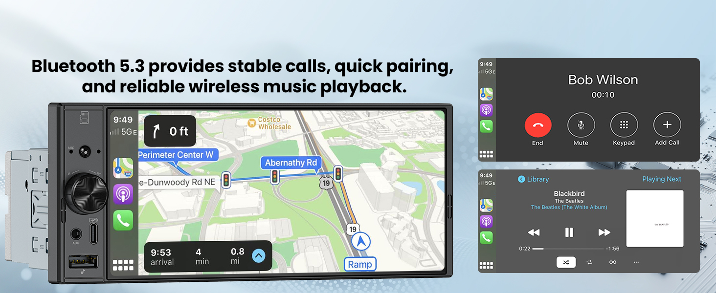 bluetooth car stereo