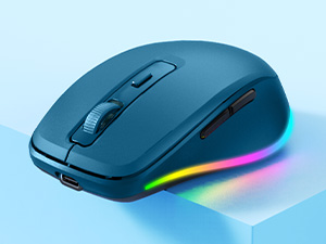 led mouse rechargeable