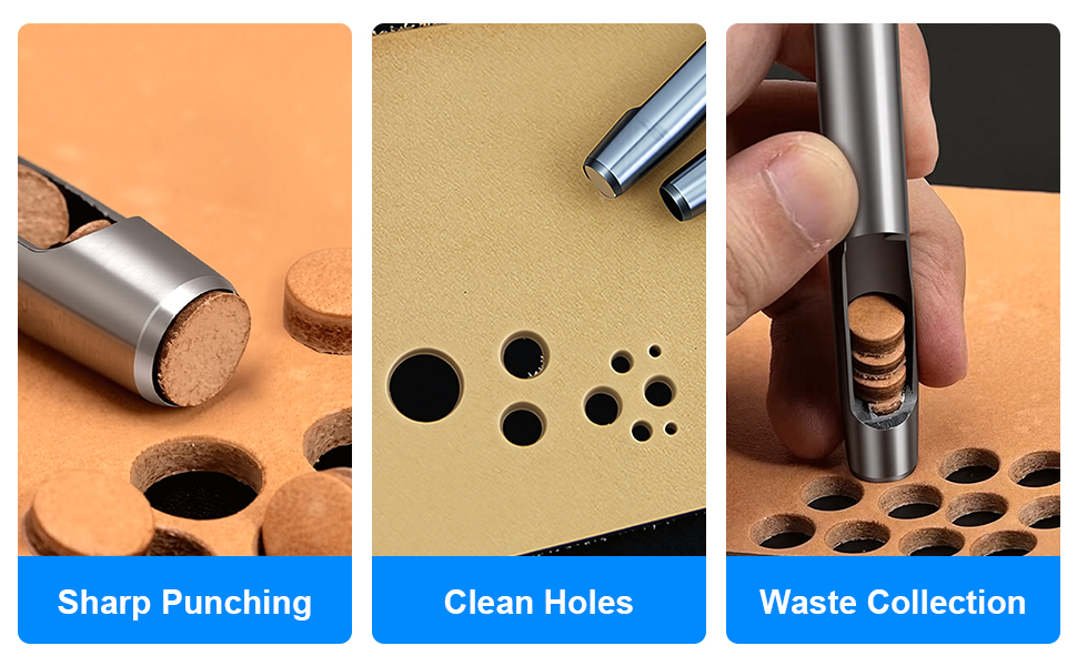 Sharp Punching/Clean Holes/Waste Collection
