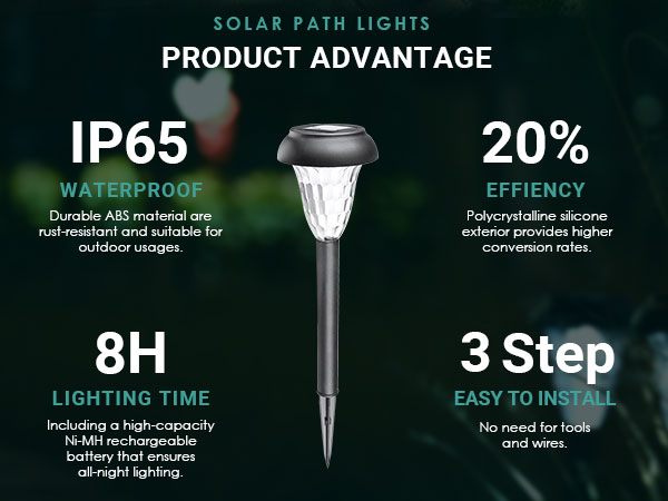 solar lights outdoor waterproof