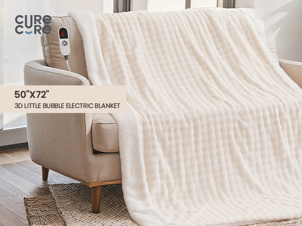 Heated Throw Blanket 50&amp;#34;x72&amp;#34;