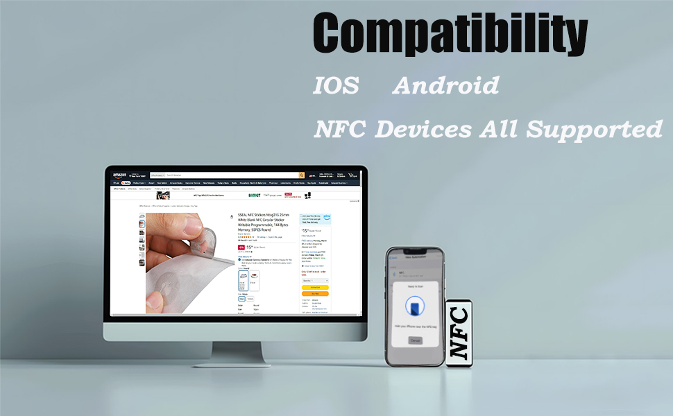 Compatibility IOS Android Other NFC Devices All Supported