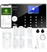 Alarm System with Phone APP Alert,DIY WiFi Home Security Alarm System,12pcs Kit Motion Detector,D...