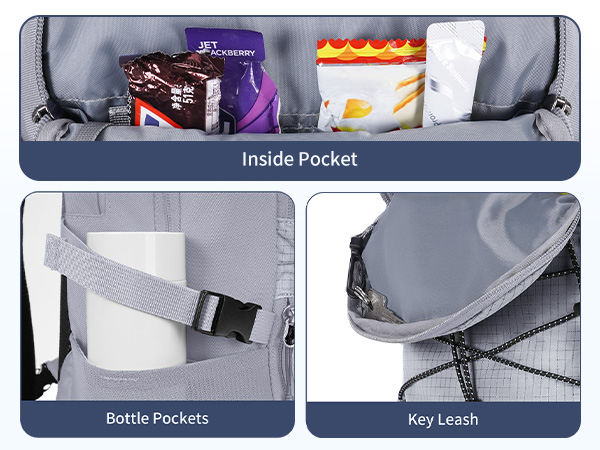 multi pockets hiking daypack