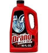 Drano Max Gel Drain Clog Remover and Cleaner for Shower or Sink Drains, Unclogs and Removes Hair,...