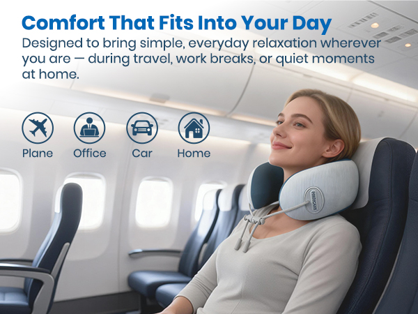 HEATED MASSAGE NECK PILLOW