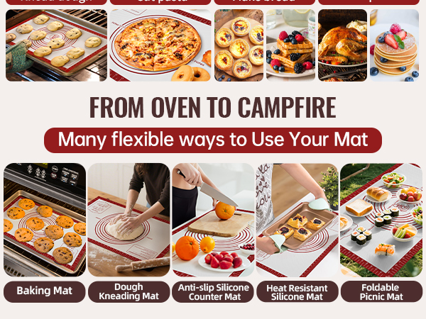 silicone baking mat for sourdough bread mat silicone baking mats cookie sheet