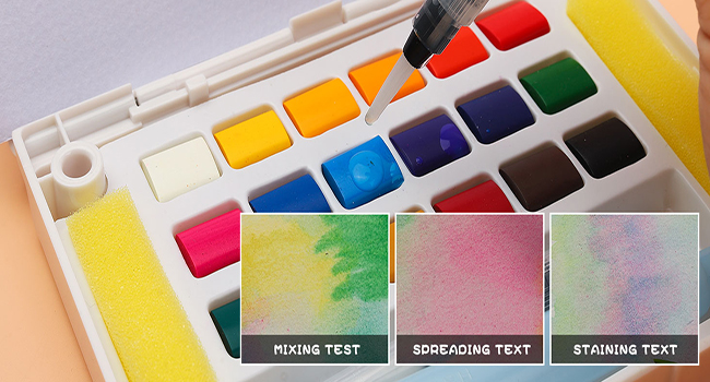 water colors paint adult