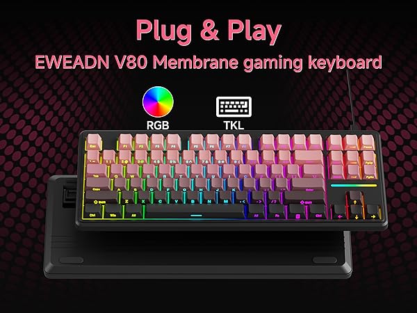 wired RGB keyboard