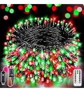 BrightChristmas 500 LED 164 FT Christmas Lights, Waterproof Outdoor String Lights with Remote and...