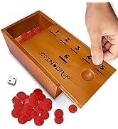 SWOOC Games - Coin Drop | Simple + Strategic Dice Games for Families with Coins Included for 2-6 ...