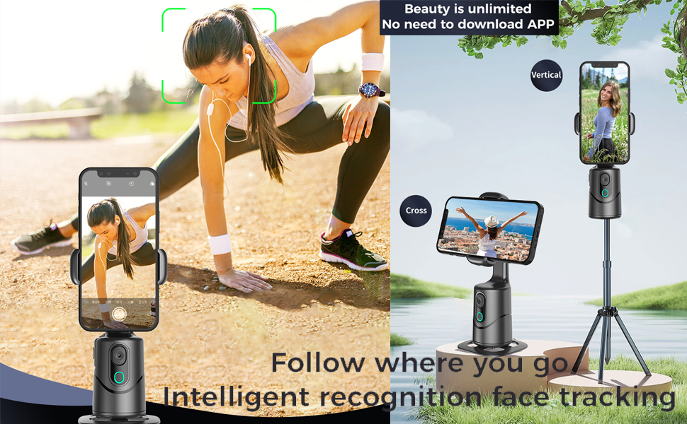  Auto Face Tracking Phone Holder