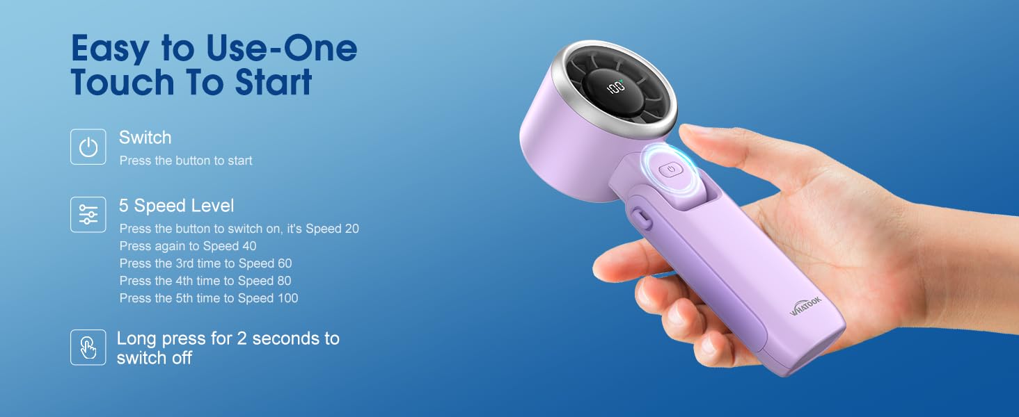 portable fan rechargeable