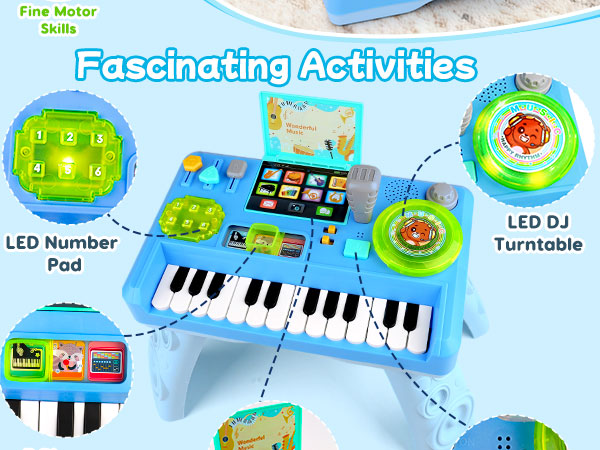 dj table for toddlers 1-3