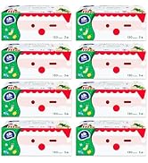 Vinda 3-Ply Ultra Care Facial Tissues, Cute style,8 Flat Boxes,130 Count Each Box