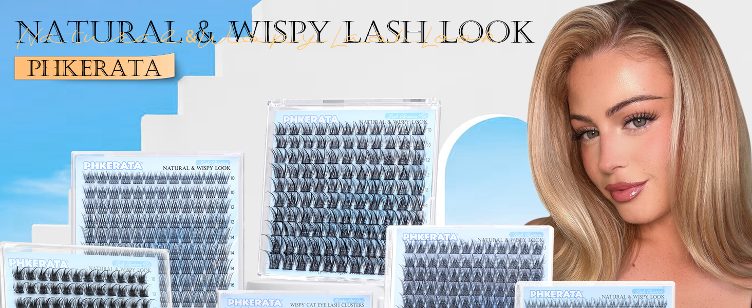 Lash clusters Wispy