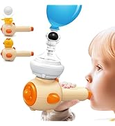 3-in-1 Kids Sensory Toys with Whistle, Ball Blowing Toddler Toys 3-4-5, Breathing Exerciser, Fine...