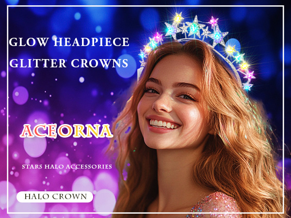 light up crown have 3 modes led light,formal light,flashing and quick flashing