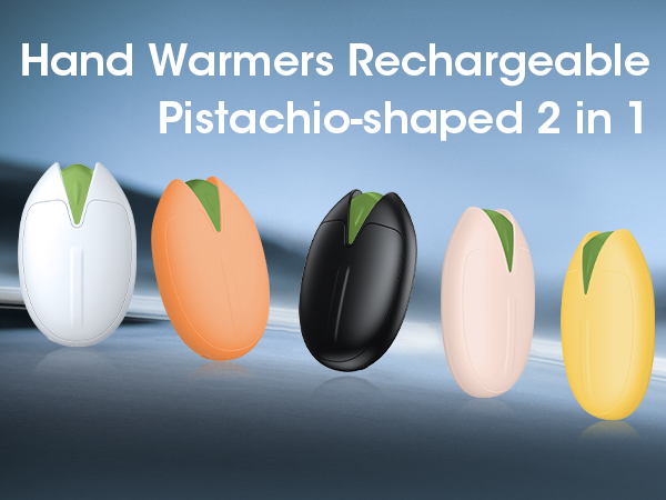 Hand Warmers Rechargeable Pistachio-shaped 2 in 1