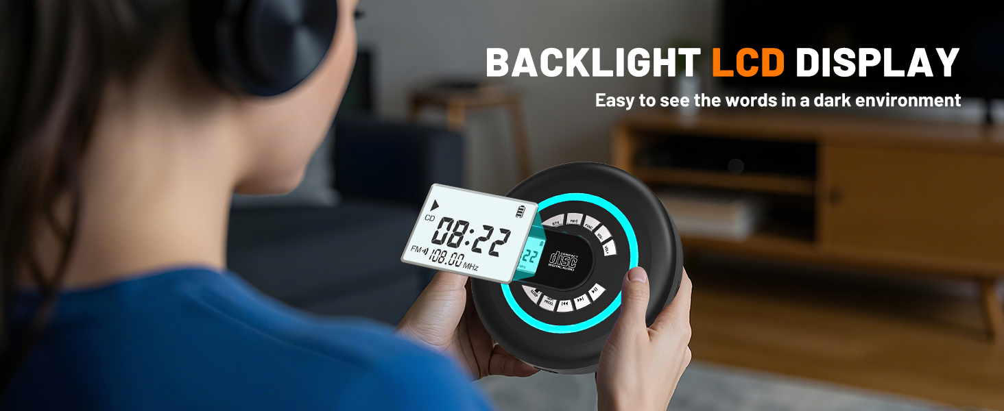 Portable CD Player with Speaker