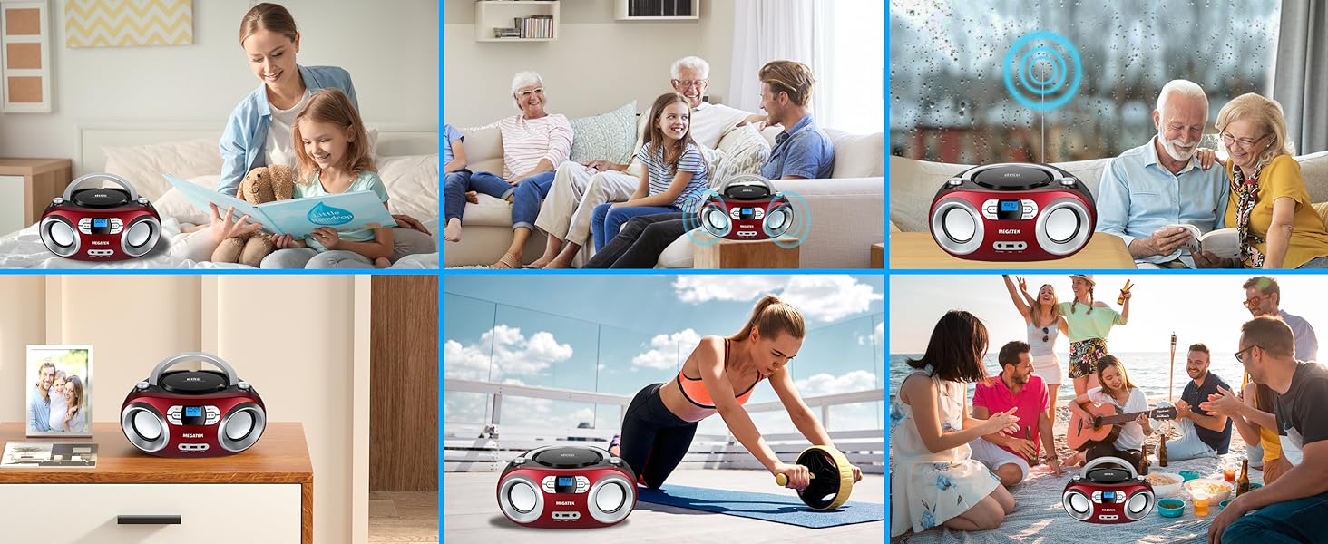 Megatek Stereo CD Boombox