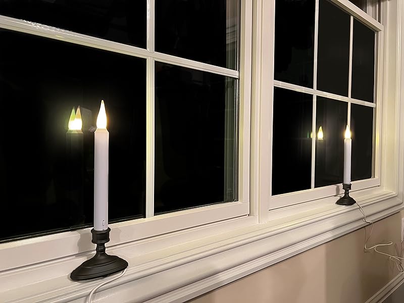 1670A Sensor Electric Window Candles Flicker Steady