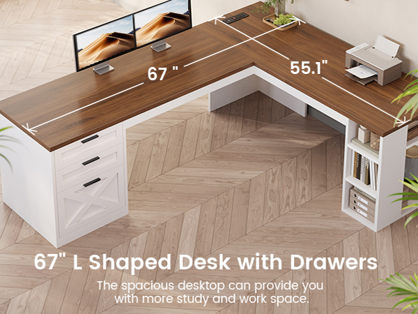 executive office desk with drawers