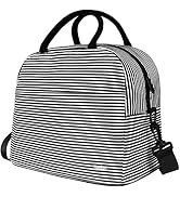 Lunch Bag, Naukay Large Insulated Lunch Box for Women and Men, Light Durable Tote Bag with Adjust...