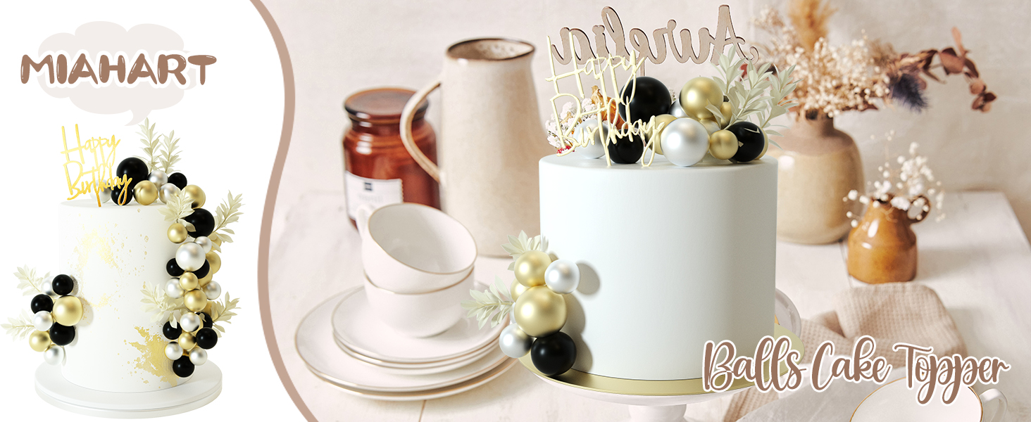 ball cake topper