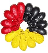 90-pack red Yellow Black Balloons 18 Inch Large Red Yellow Black Balloons for Party Decorations, ...