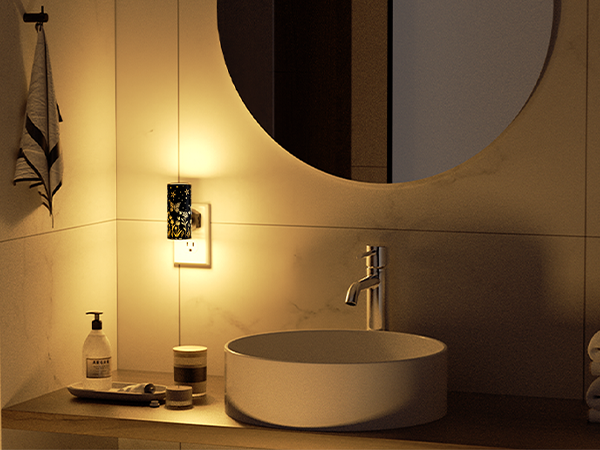 led night light night lights night lights plug into wall plug in night light bathroom hallway