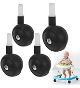 4PCS Baby Walker Wheels Replacement,Wheels for Baby Walker Stroller Caster Accessories Detachable...
