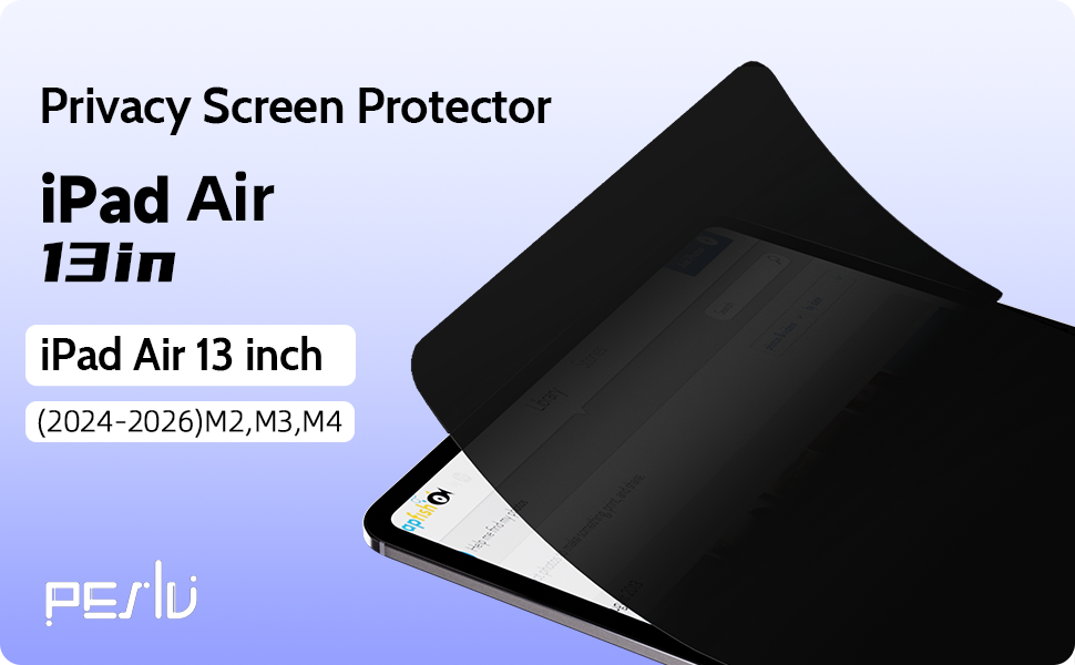 ipad air 13 inch privacy screen protector
