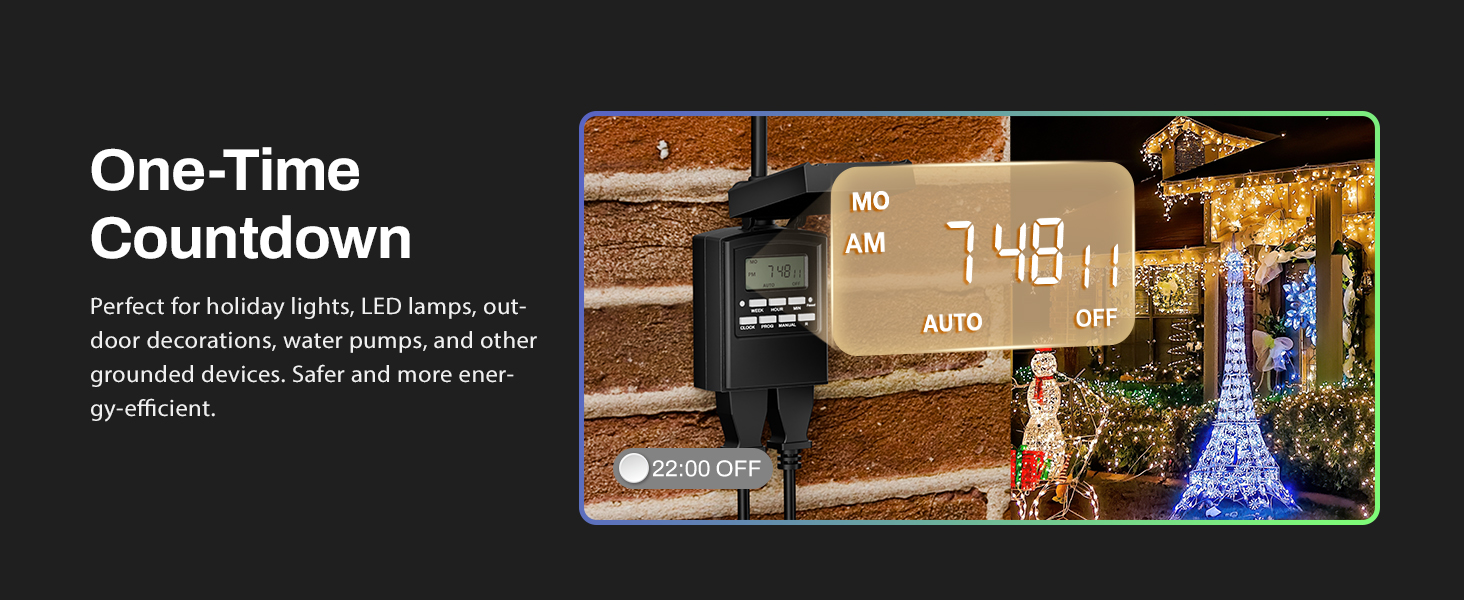 christmas light timer