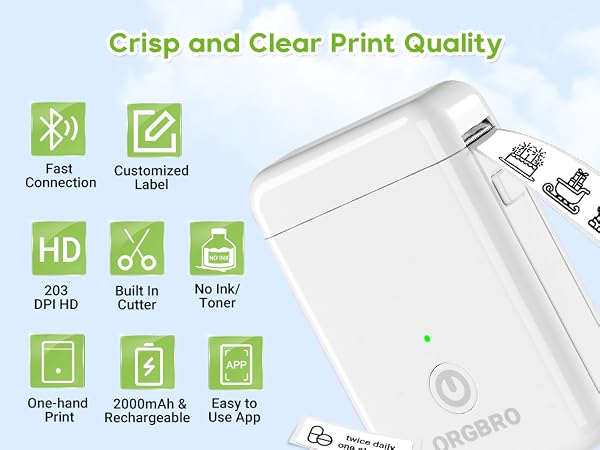 Crisp and Clear Print Quality