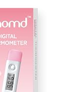 Snomd Clinical Digital Thermometer Portable with Flexible Tip and LCD Display, 30 Seconds Quick A...