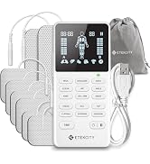 Etekcity 4-Output TENS Unit, FSA HSA Store Eligible, Muscle Stimulator Accessories Machine, Neck ...
