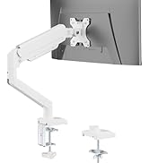 WALI Single Monitor Arm Mount Stand, Adjustable Gas Spring Arm Monitor Mount for Display up to 32...