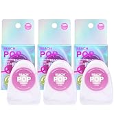 REACH POP Dental Floss, Cinnamon, Plaque Remover for Teeth, Shred Resistant, Vegan Wax, Cruelty F...