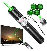MIPREZT [Professional] Rechargeable Green Laser Pointer High Power Green Beam Laser Light Long Di...