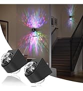 JandCase Night Lights Plug into Wall,2 Pack Star Projector RGB Night Light with 9 Color Change, A...