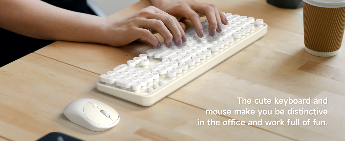 Wireless Keyboard Mouse Combo