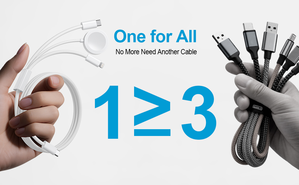 Lightning,Multi Charging Cable Cord