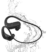 IPX8 Waterproof Swimming Headphones-Bone Conduction Headphones, Built-in 8G Memory, in Ear Underw...