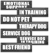WINSEE Reflective Service Dog Patches Service Dog in Training Patch for Service Vest Dog Harness(...