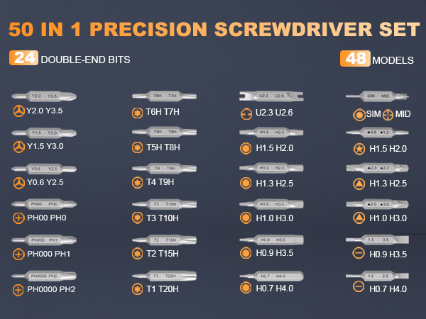 50 in 1 Precision Screwdriver Kit