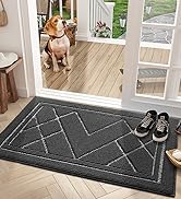 Color G Indoor Door Mat 22"x 37.5" Indoor Doormat, Boho Absorbent Door Mat Indoor Entrance Non Sl...