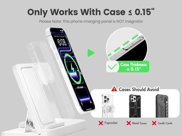 iphone watch charger station